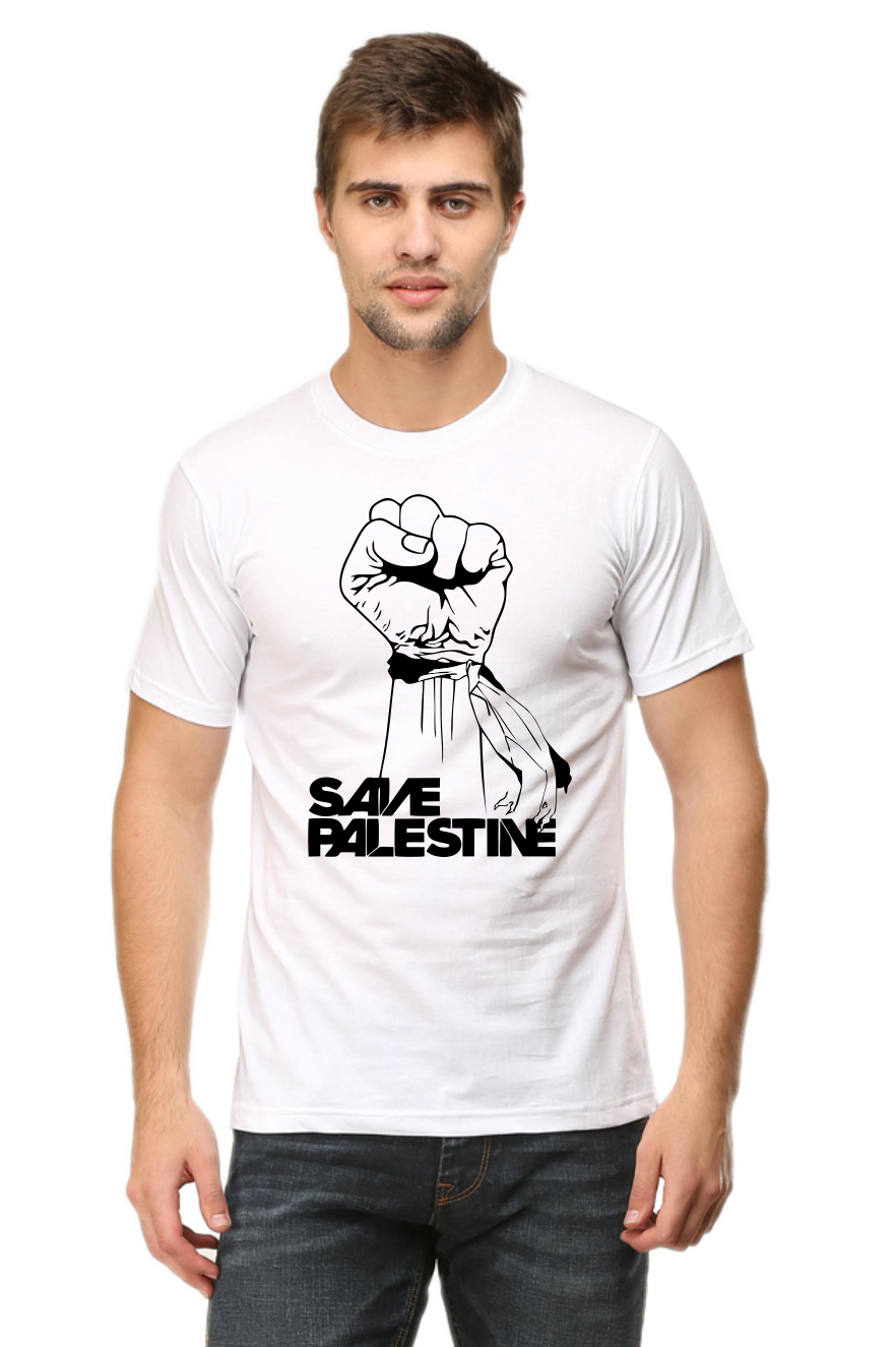 Save Palestine White Tshirt