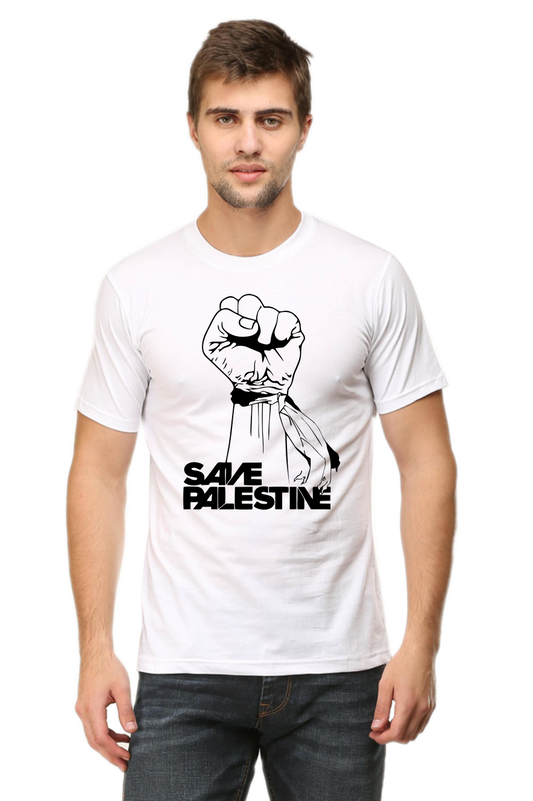 Save Palestine White Tshirt