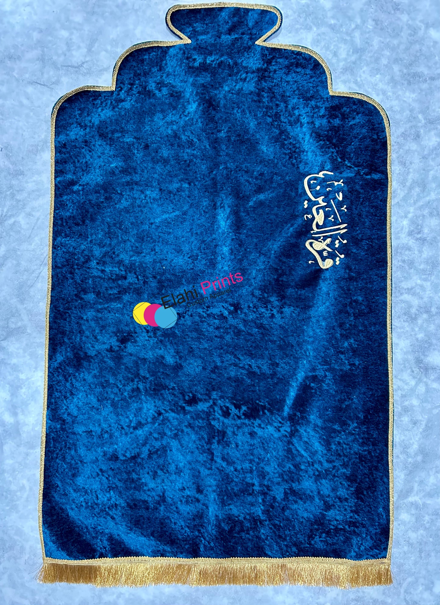 Customized Valvet Embroidery Prayer Rugs (Single Mat)