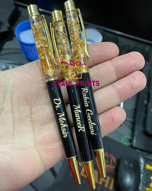 Gold Flake Pen