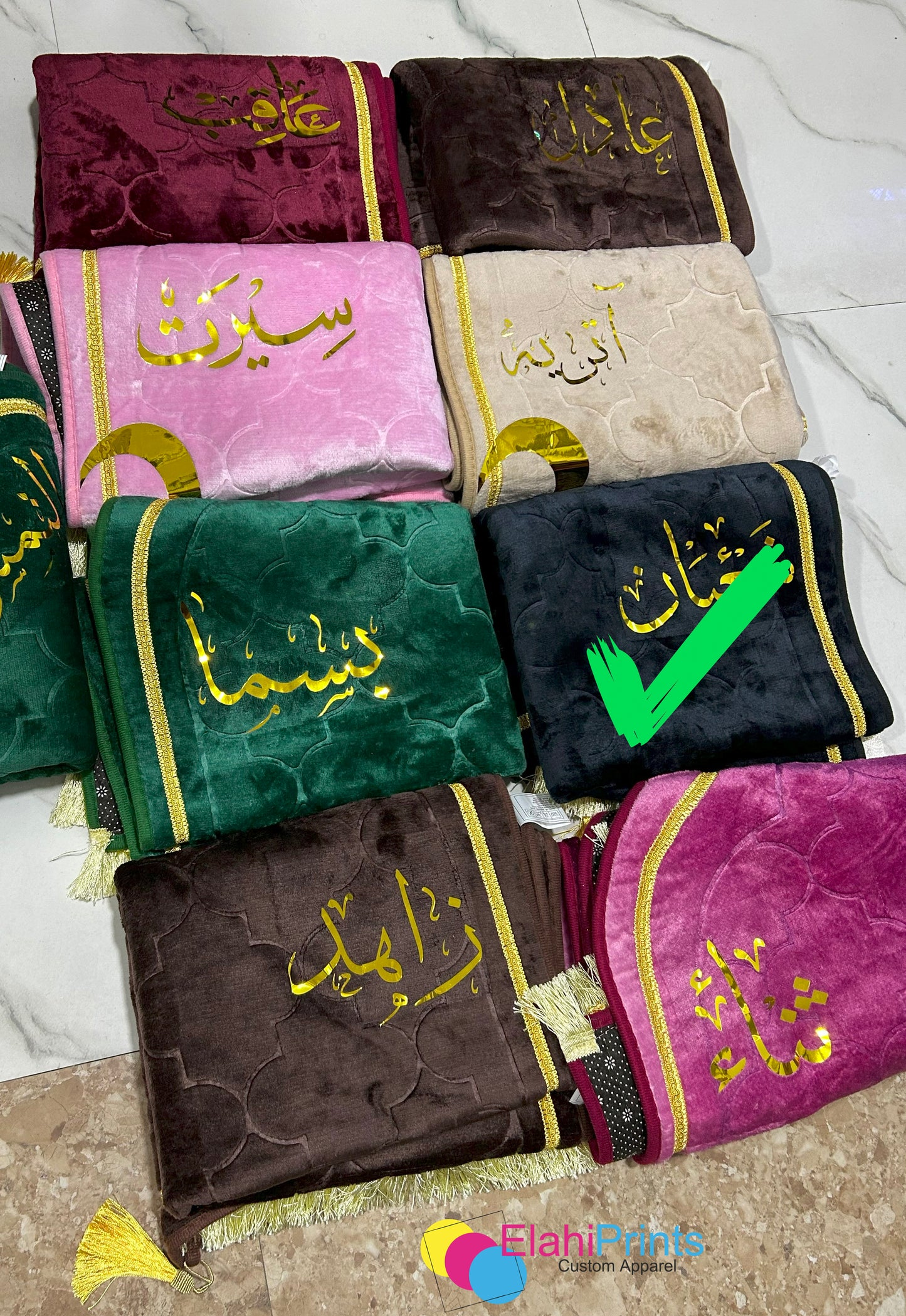 Customized Dome Prayer Mats