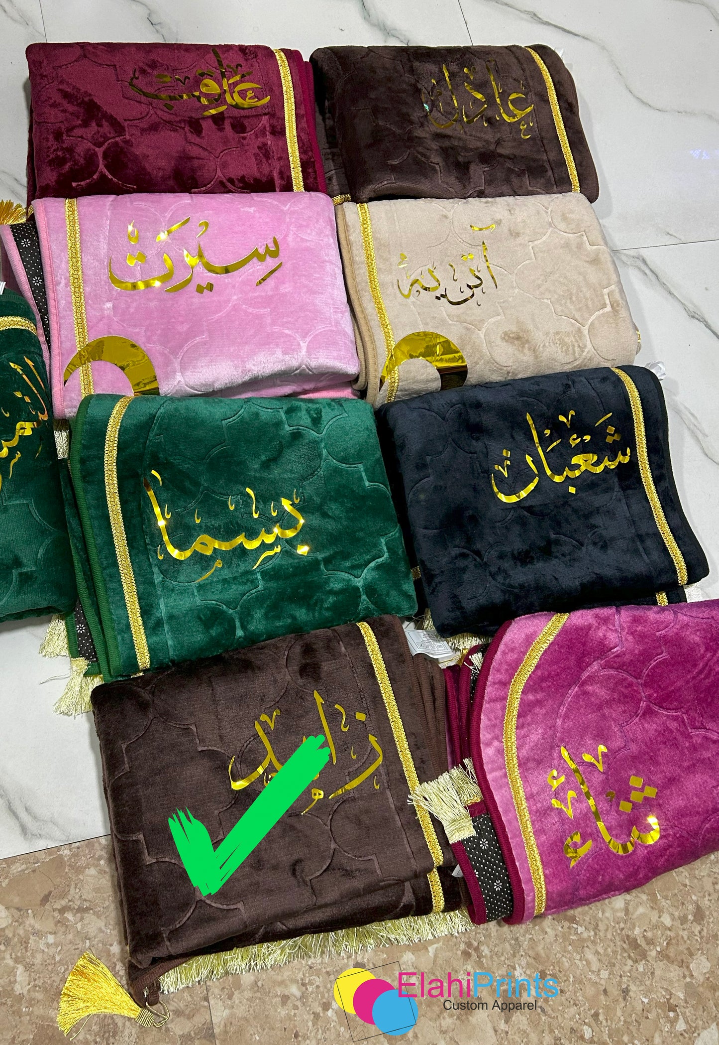 Customized Dome Prayer Mats