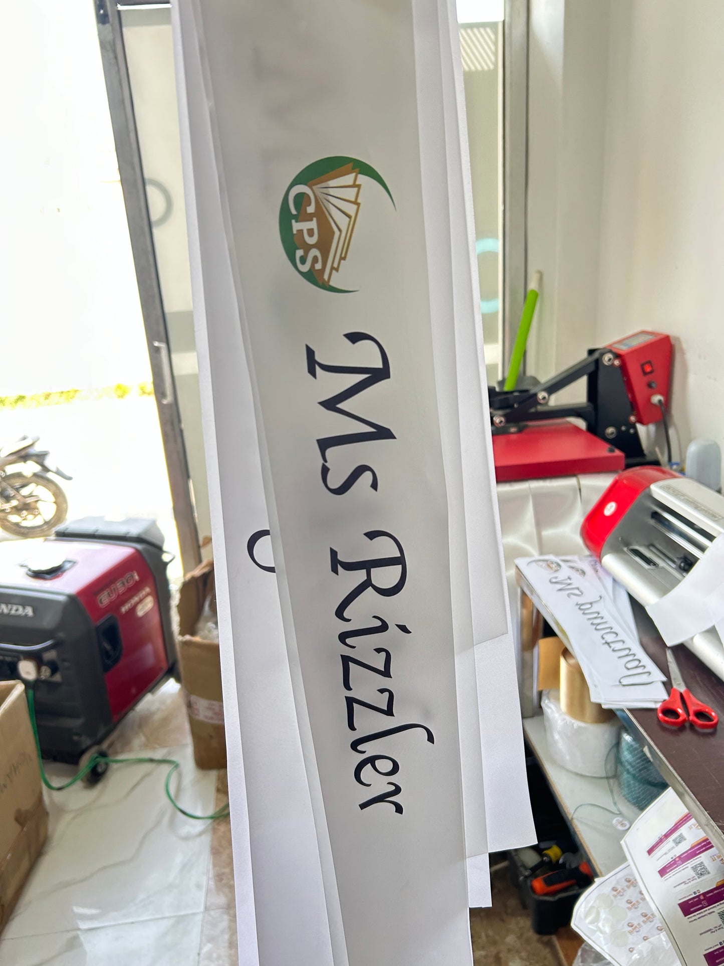 Customized Sashes for farewell annual day etc