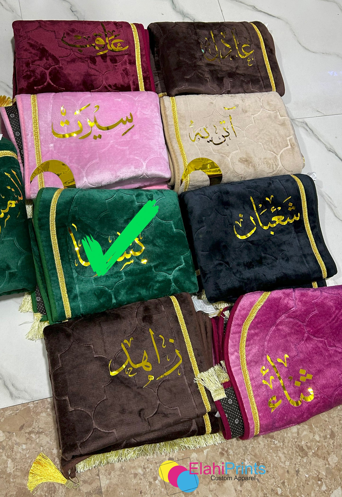 Customized Dome Prayer Mats