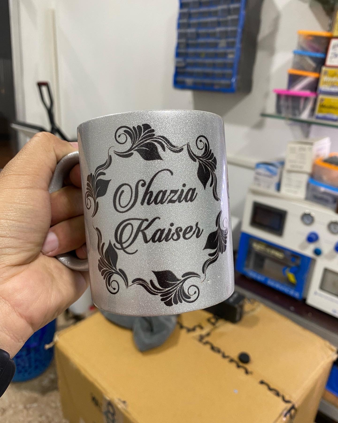 Customized Silver Mugs