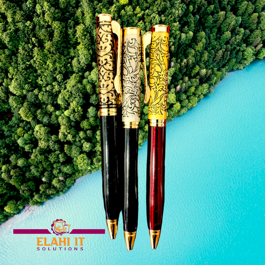 Black Zari Pen