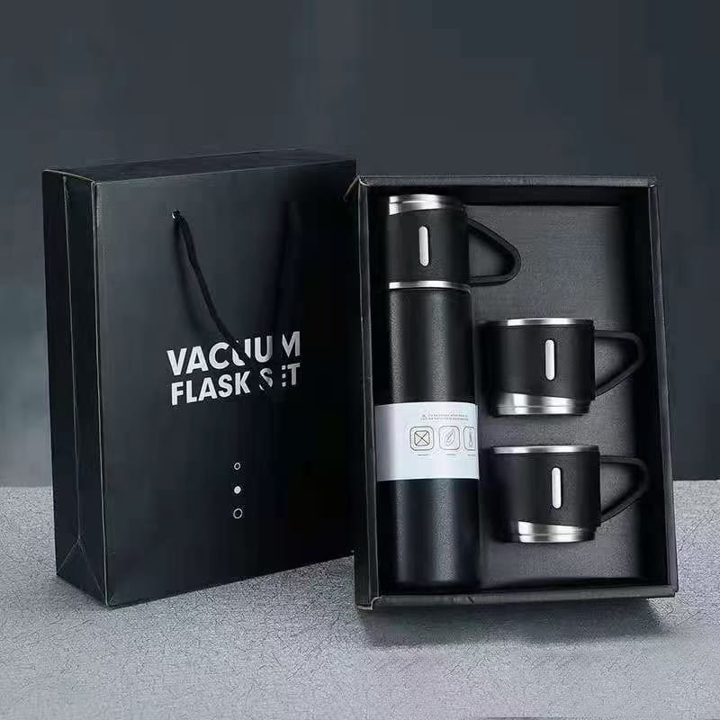 Vacuum Flask 500ml with 3 Cups