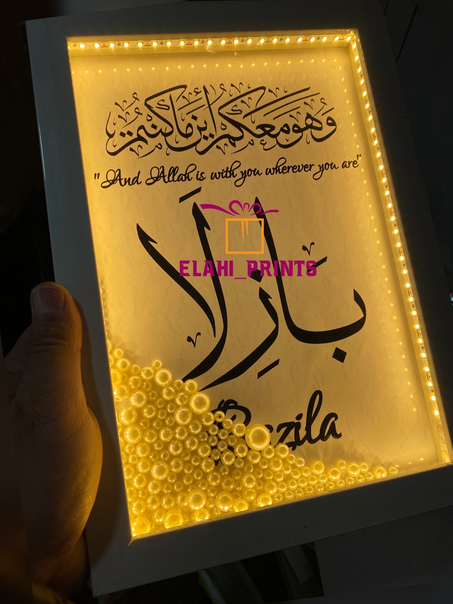 Customized Led Pearl Shadow Frames