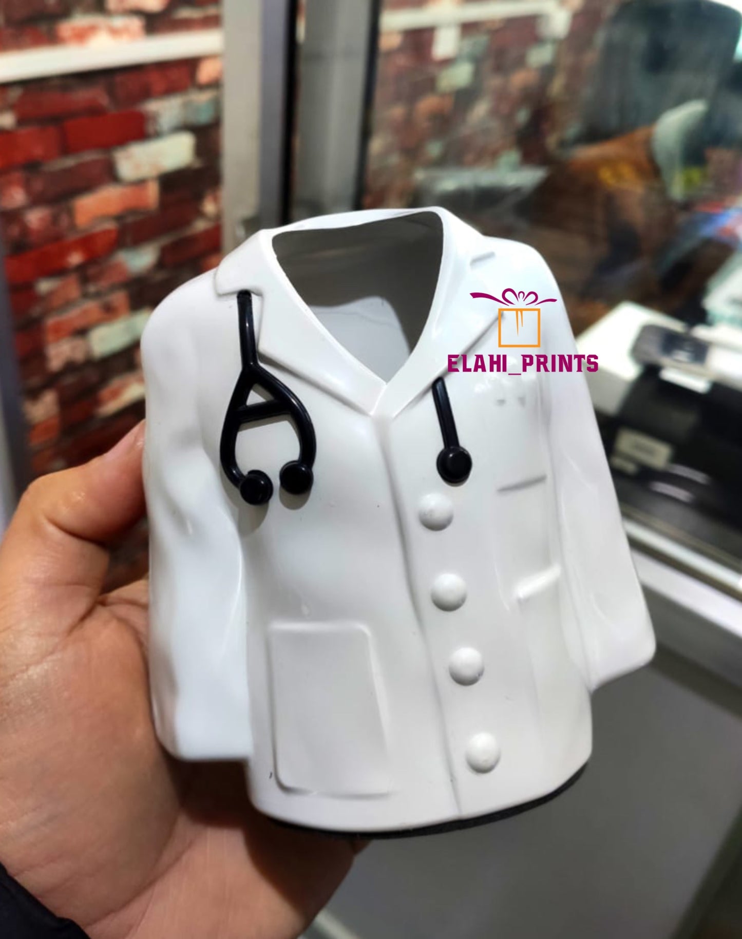 Doctor Coat Pen Holder Stand